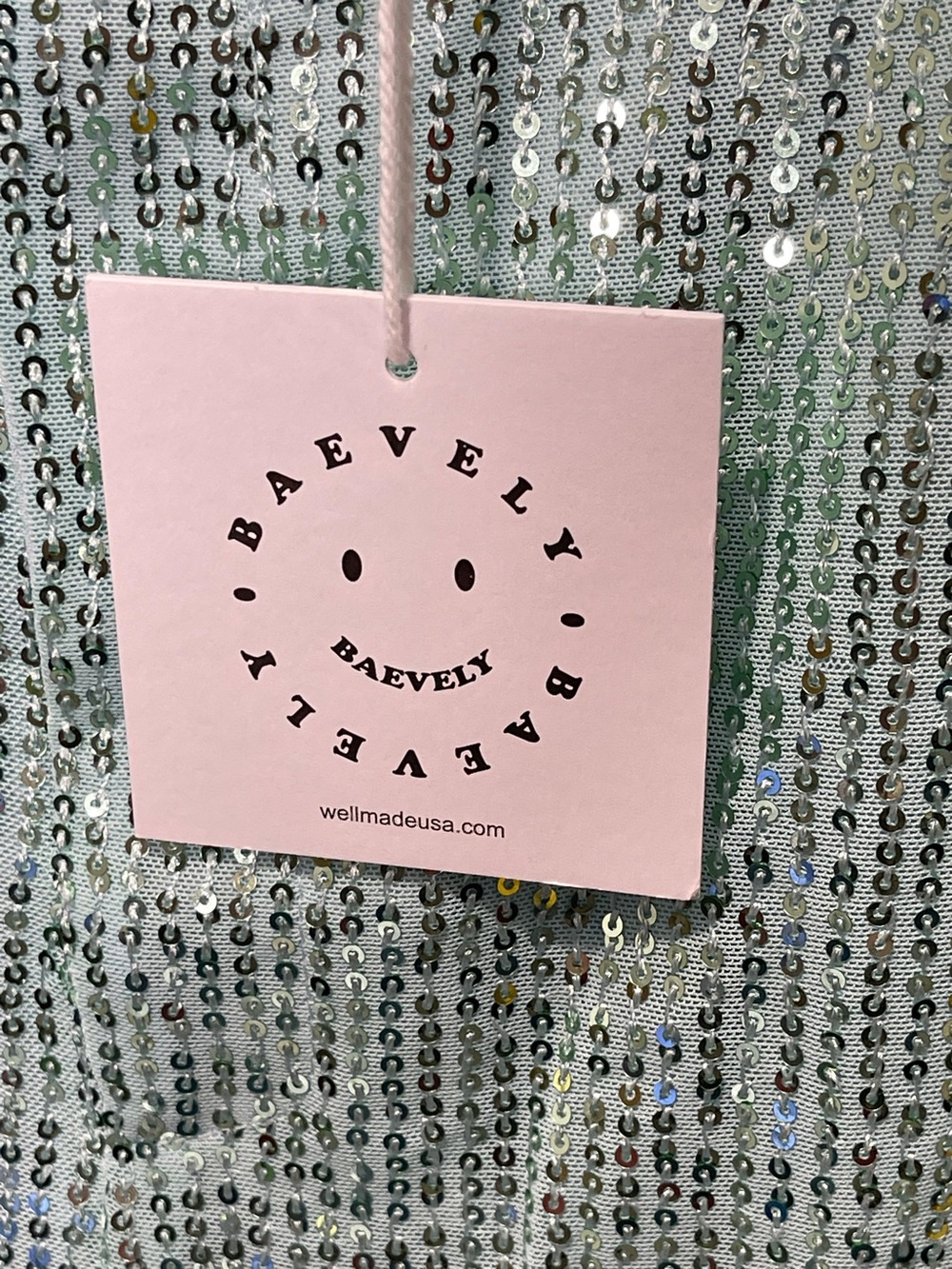Baevely Mint Sequin Shorts Sparkly Festival Glitter Glam Rave Birthday Party Hot - Picture 4 of 10